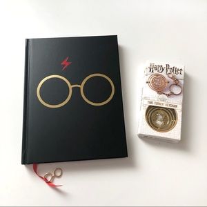 New Harry Potter Journal & Time Turner Keychain